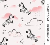 cute seamless pattern with... | Shutterstock .eps vector #1973228414