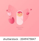 welcome baby vector... | Shutterstock .eps vector #2049475847