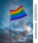Lgbt Pride Flag In The Castro San Francisco California Image Free