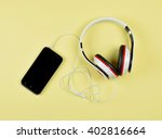 close up of smart phone with... | Shutterstock . vector #402816664