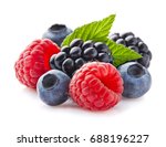 Mix berries with leaf
