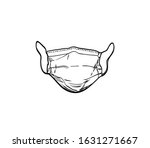surgical  medical face mask... | Shutterstock .eps vector #1631271667