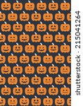 halloween seamless pattern.... | Shutterstock .eps vector #215041264