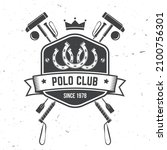 Polo Club Sport Badge  Patch ...