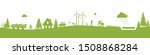 ecology banner with green... | Shutterstock .eps vector #1508868284