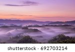 Fire Clouds With Heavy Fog At...