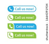 call us vector button. contact... | Shutterstock .eps vector #1664391934