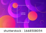 colorful geometric background... | Shutterstock .eps vector #1668508054