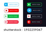 set of watch video now vector... | Shutterstock .eps vector #1932259367