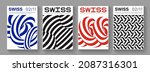 collection of swiss design... | Shutterstock .eps vector #2087316301