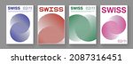 collection of swiss design... | Shutterstock .eps vector #2087316451