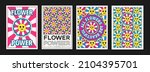 cool trendy flower power pop... | Shutterstock .eps vector #2104395701