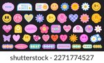 cool y2k stickers vector pack....