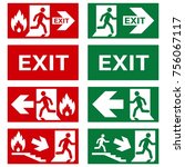 Vector. Set Of Safety Signs....