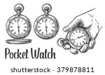 Antique Pocket Watch. Engraving ...