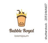 bubble royal logo or symbol... | Shutterstock .eps vector #2051464607