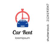 car rent logo symbol or icon... | Shutterstock .eps vector #2124193547