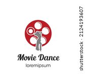 movie dance logo symbol or icon ... | Shutterstock .eps vector #2124193607