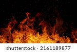 Fire abstract background with...