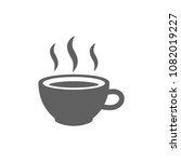 coffee cup icon vector. symbol... | Shutterstock .eps vector #1082019227