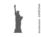 Liberty Statue Icon Vector
