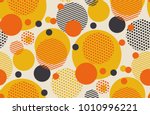 geometric circle seamless... | Shutterstock .eps vector #1010996221