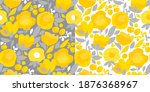 abstract shapes summer flower... | Shutterstock .eps vector #1876368967