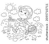 coloring page outline of... | Shutterstock .eps vector #2055710711
