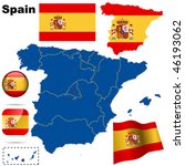 Spain Vector Set. Detailed...