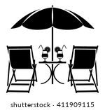 Beach Chair Vector Beach Chair Vector