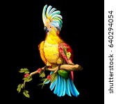 Illustration Of Parrot Cockatoo ...