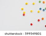 multicolored confectionery... | Shutterstock . vector #599549801