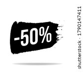 discount white lettering on... | Shutterstock .eps vector #1790147411