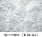 White flour texture background. ...