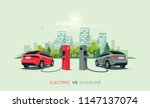 vector illustration comparing... | Shutterstock .eps vector #1147137074