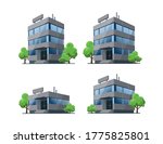 set of modern office vector... | Shutterstock .eps vector #1775825801