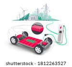 electric car modular platform... | Shutterstock .eps vector #1812263527