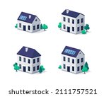 residential home city urban old ... | Shutterstock .eps vector #2111757521