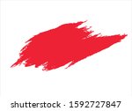 brush stroke paint texture... | Shutterstock .eps vector #1592727847