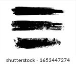 black ink paint stroke... | Shutterstock .eps vector #1653447274