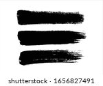 black ink paint stroke... | Shutterstock .eps vector #1656827491