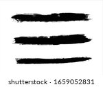 black ink paint stroke... | Shutterstock .eps vector #1659052831