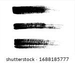 black ink brush stroke... | Shutterstock .eps vector #1688185777