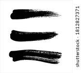black ink abstract brush stroke ... | Shutterstock .eps vector #1812827371