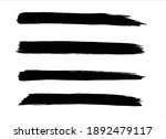 ink black abstract paint stroke ... | Shutterstock .eps vector #1892479117
