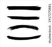 art black ink abstract brush... | Shutterstock .eps vector #1917270881