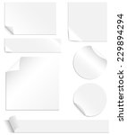 white labels set   collection... | Shutterstock .eps vector #229894294