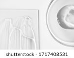 close up aloe gel in glass... | Shutterstock . vector #1717408531