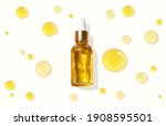 Oil Serum Glass Bottle And...