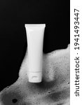 white plastic tube mockup with... | Shutterstock . vector #1941493447